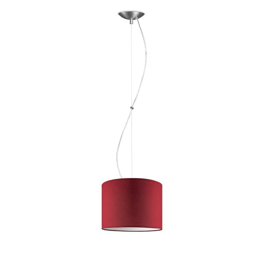 Home Sweet Home hanglamp Deluxe met lampenkap, E27, rood, 25cm