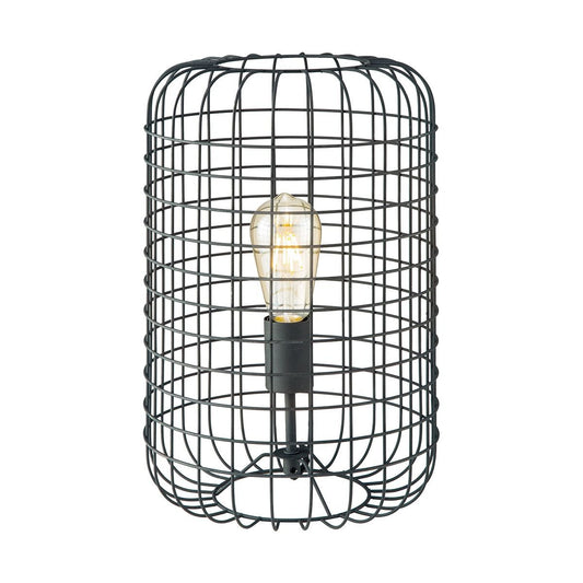 Home Sweet Home tafellamp Netting - Zwart - 26/26/40cm - bedlampje