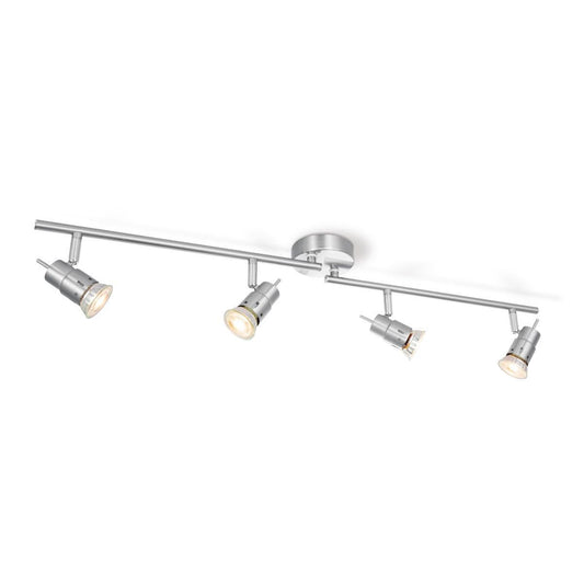 Home Sweet Home LED Opbouwspot Cilindro 4 - dimbaar - Geborsteld staal