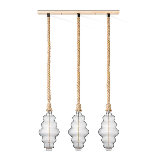 Home Sweet Home hanglamp Leonardo Cloud - 3L dimbaar E27 helder