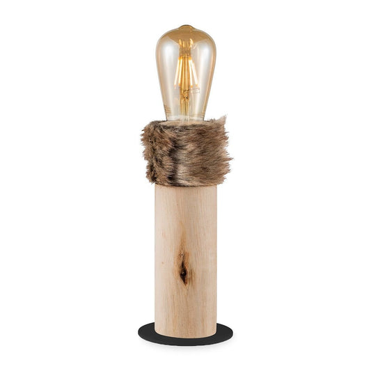 Home Sweet Home Landelijke Tafellamp Furdy - 12/12/25cm