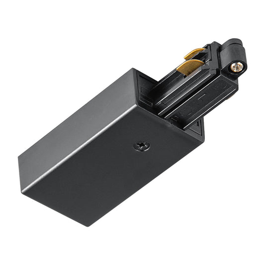 Railverlichting onderdeel aansluit unit 10.5/3.5/1.8cm | Zwart