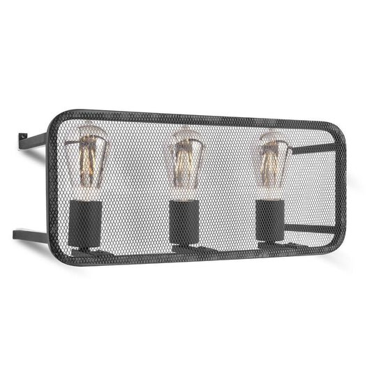 Home Sweet Home Moderne Wandlamp Weave | 45/15/20cm | Zwart | E27