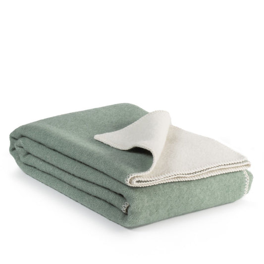 Wollen beddeken COOL MINT