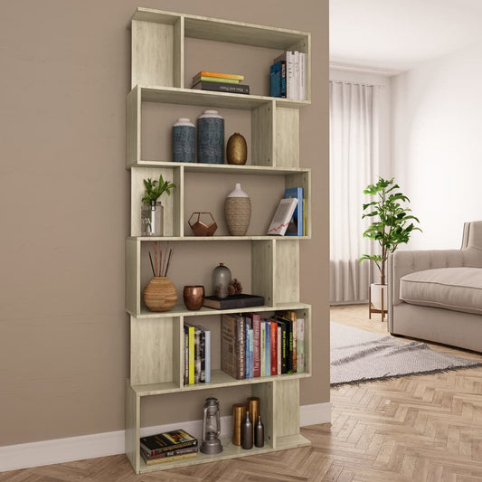 Boekenkast / Kamerscherm 80X24X192 Cm Bewerkt Hout