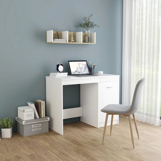 Bureau 100X50X76 Cm Bewerkt Hout