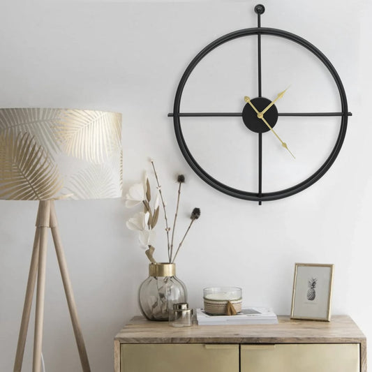 Wandklok 52 Cm Ijzer
