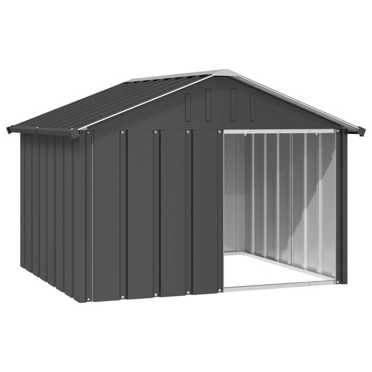 Hondenhok 116,5X103X81,5 Cm Gegalvaniseerd Staal Kleur