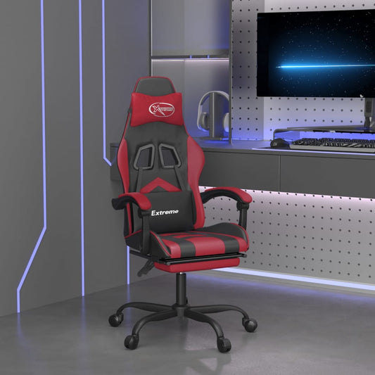 Gamestoel Kunstleer Wit En
