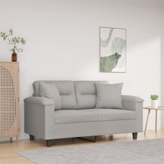 Tweezitsbank Met Kussens 120 Cm Microvezelstof