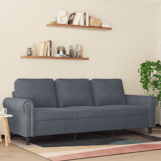 Driezitsbank 180 Cm Fluweel