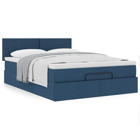 Bed Met Matras Stof