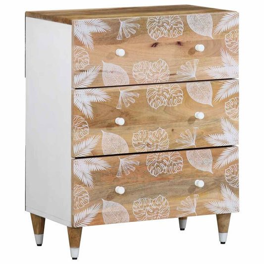 Dressoir 60X33,5X75 Cm Massief Mangohout