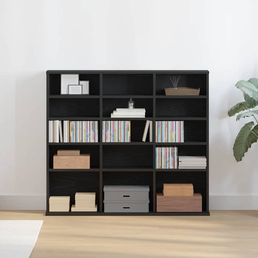 Cd-Kast 100,5X23X89,5 Cm Bewerkt Hout Kleurig