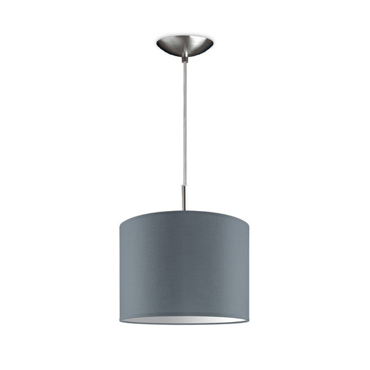 Home Sweet Home hanglamp Tube Deluxe, E27, grijs, 25cm