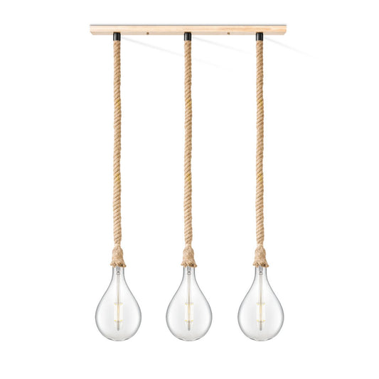 Home Sweet Home hanglamp Leonardo Pear - 3L G160 - dimbaar E27 helder