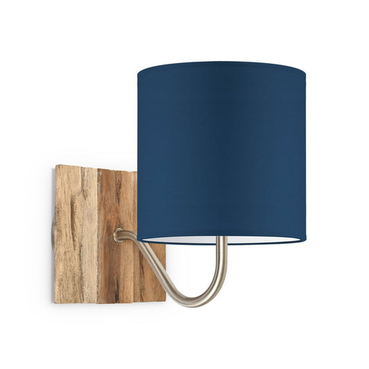 Home Sweet Home Wandlamp - Drift E27 Lampenkap donkerblauw 16cm