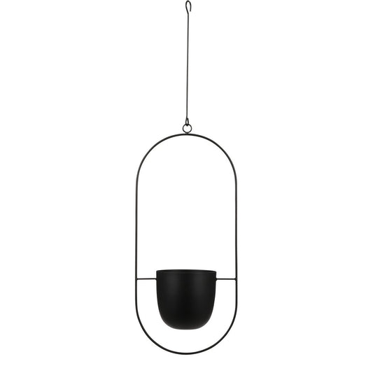 Dexter Bloempot Hangend - L24 x B14 x H83 cm - Zwart
