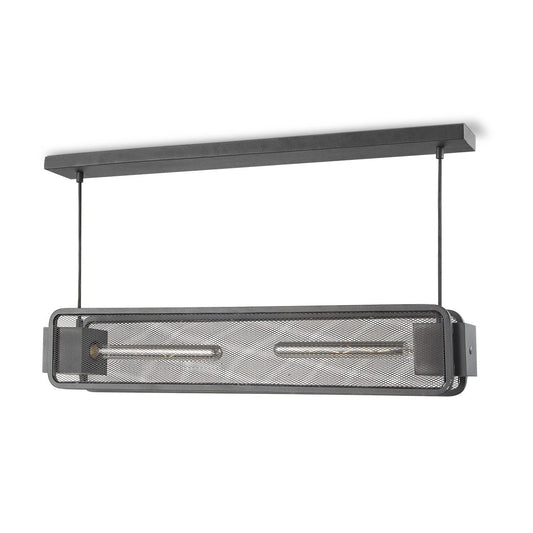Home Sweet Home Hanglamp Weave - Zwart - 80x12x150cm