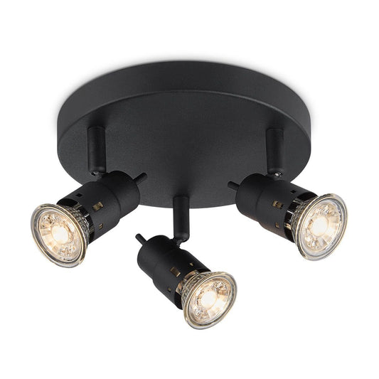 Home Sweet Home LED Opbouwspot Cilindro 3 - dimbaar - Zwart