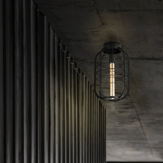 Home Sweet Home Moderne LED Plafondlamp Nero L - zwart