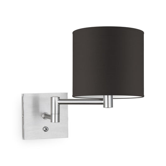Home Sweet Home Wandlamp - Swing, E27, chocolade Lampenkap 20x17cm