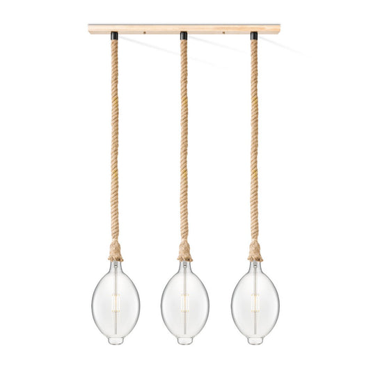 Home Sweet Home hanglamp Leonardo Ovaal - 3L G180 - dimbaar E27 helder