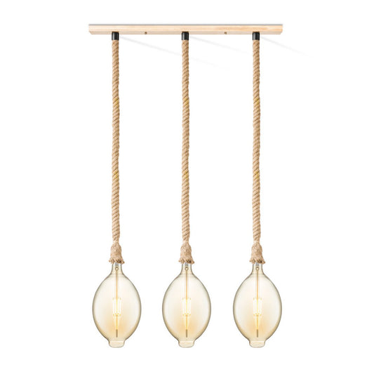 Home Sweet Home hanglamp Leonardo Ovaal - 3L G125 - dimbaar E27 amber