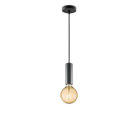 Home Sweet Home hanglamp zwart Saga - G180 - dimbaar E27 amber