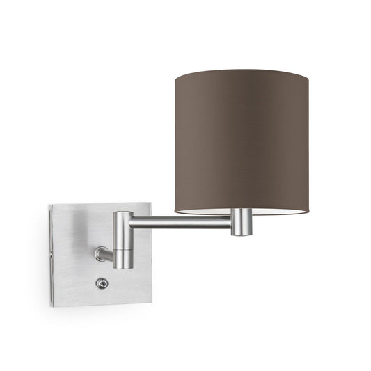 Home Sweet Home Wandlamp - Swing, E27, taupe Lampenkap 16x15cm
